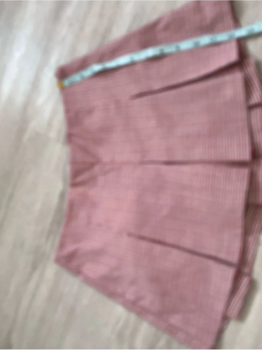 Urban Outfitters Red Gingham Pleated Mini Skirt with Shorts XS - Picture 5 of 9